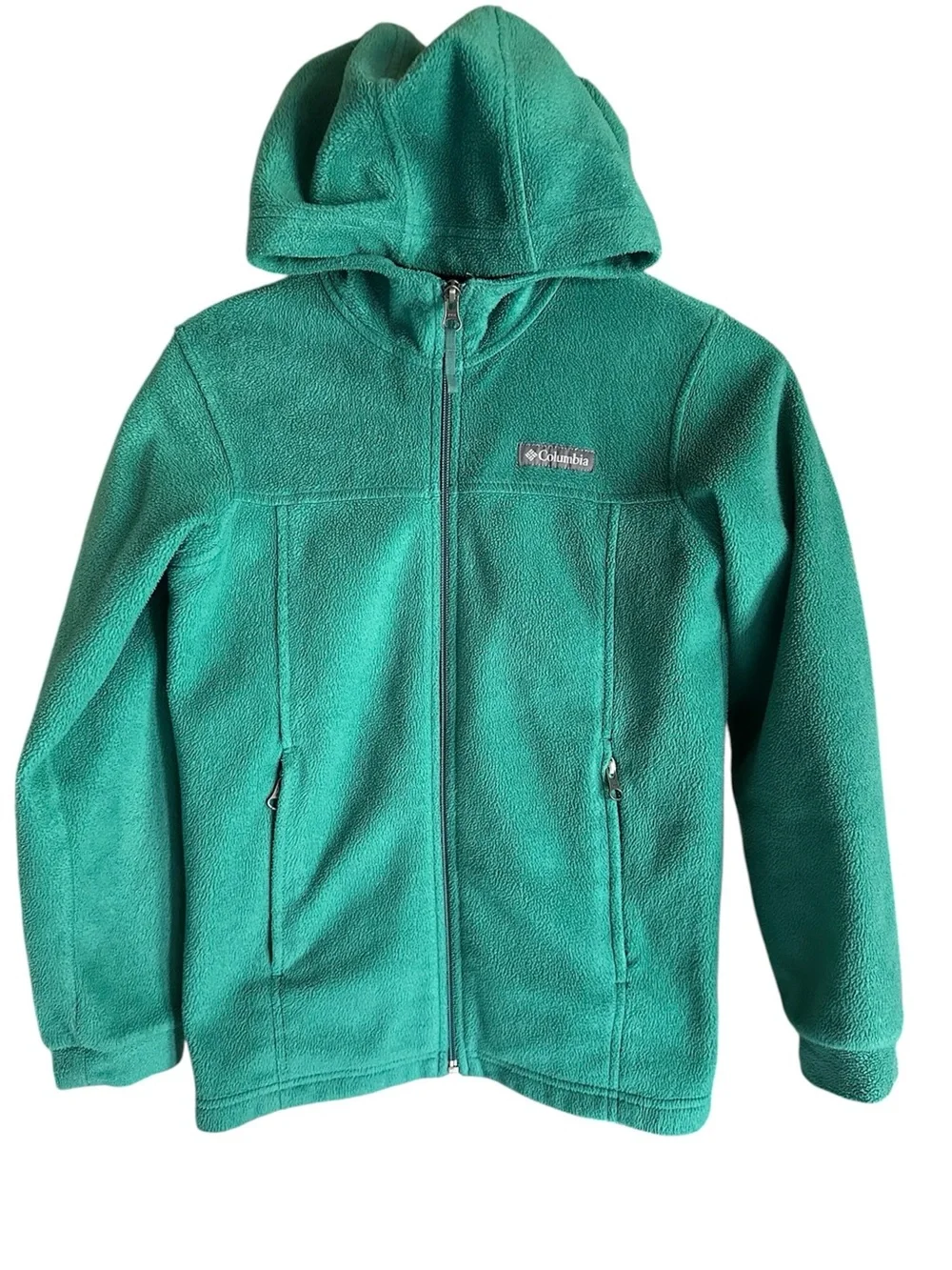 Columbia Fleece Hooded Jacket 11/12 M